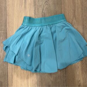 lululemon athletica Teal Layered Circle Skirt
